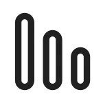 Data Bar Vertical SVG Icon